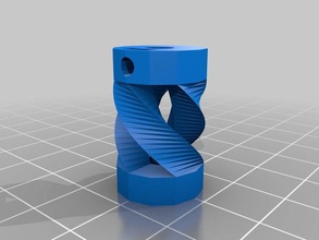 coupleur axe 5mm 3d printer parts customized 3d print model - Mito3D