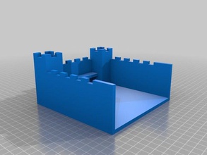minecraft castle other 3d print model - Mito3D