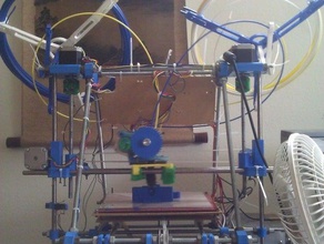 çift filaman makara mili kılavuzları reprap diğer 3d 3d print model - Mito3D