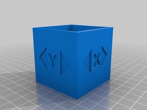 calibration cube 50 mm other 3d print model - Mito3D