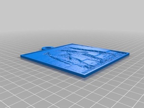 sphen um 2d a arte personalizado 3d print model - Mito3D