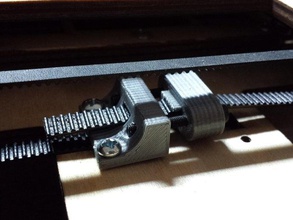 belt tensioner printrbot go axis 3d printer accessories customizer 3d print model - Mito3D