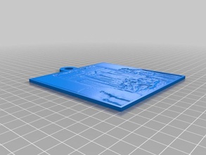 st lukes igreja 2d a arte personalizado 3d print model - Mito3D