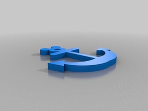 mickey ancre des signes logos 3d print model - Mito3D
