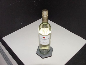 bouteille de vin coaster cuisine à manger 3d L'imprimante ménage utile 3d print model - Mito3D