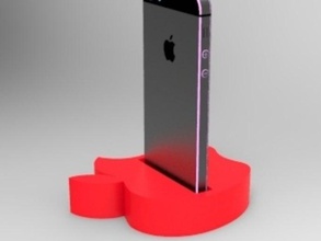 iphone 5 dock mobile iphone-dock 3d print model - Mito3D