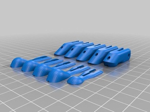 robohand fingertips plate other 3d print model - Mito3D