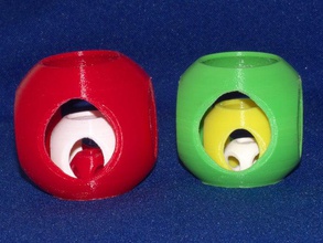 3 1 parametriert werden - Spielzeug Spiele ball ball-ball-ball openscad Sphäre 3d print model - Mito3D