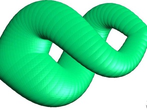 pikorua infinity loop nz artesanato jóias 3d print model - Mito3D