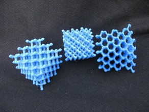 diamond lattice model other chemistry 3d print model - Mito3D