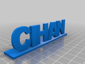 name plate other 3d print model - Mito3D