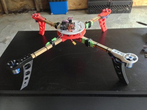 quadcopter merkezi hub rc araç arducopter ardupilot diydrones 3d print model - Mito3D