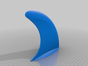 custom fin sup sport outdoors surfing 3d print model - Mito3D