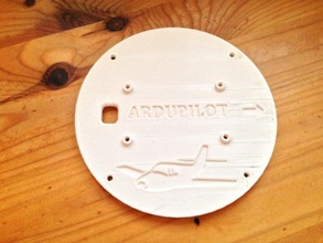 quadcopter üst plaka ardupilot rc araç arducopter diydrones 3d print model - Mito3D