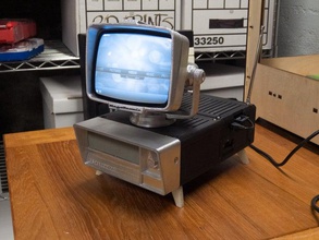 phil bilgisayar siyah beyaz durumda erikjdurwoodii basılmıştır ahududu pi tv 3d print model - Mito3D