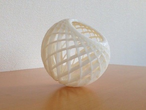 globular lattice basket art 3d print model - Mito3D