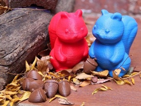 acorn accessoires écureuil jouet 3d print model - Mito3D