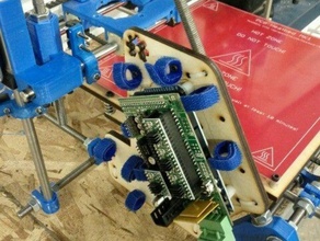 Rampen mount mendel andere 3d - Elektronik lasercut prusa reprap 3d print model - Mito3D