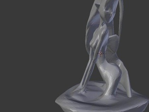 aqua video games anime character creature dawn new world gameqube nymph symphonia tales videogames water waternymph women 3d print model - Mito3D