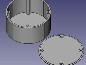 paramétriques projet de boîtiers d'autres la boîte freecad boîtier 3d print model - Mito3D