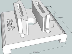 anti-backlash-Stück z-Achse solidoodle 2 3 d Drucker - Zubehör sketchup 3d print model - Mito3D