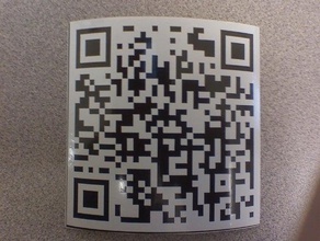 qr code sticker other 3d print model - Mito3D