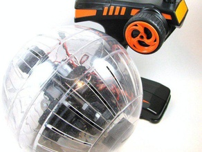 electric hamster other ball laser lasercut cutter motor robot robotics servo toy 3d print model - Mito3D