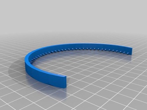 headband experimental acessórios tinkercad 3d print model - Mito3D