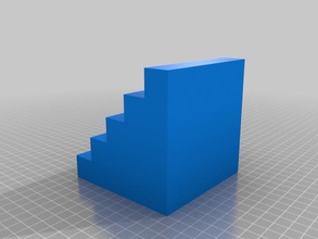 1 cm de teste escadas outros a calibração passos 3d print model - Mito3D