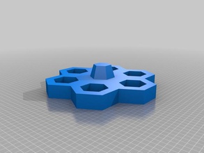 hexa d'autres peigne de miel hexagone 3d print model - Mito3D