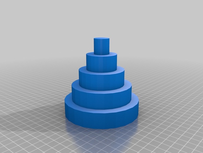 1 cm cake other 3D print model - Mito3D