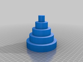 1 cm cake other 3d print model - Mito3D