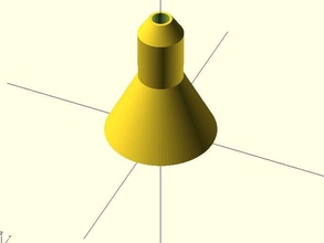other blowgun cone sport outdoors 3d print model - Mito3D