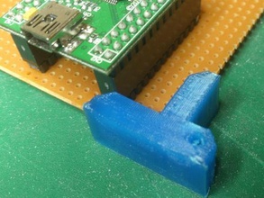 simple pcb mount electronics overhang 3d print model - Mito3D