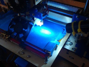 printrbot el feneri monte edin 3d yazıcı aksesuarlar led 3d print model - Mito3D