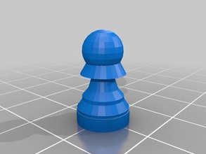 smaller chess pawn playsets 3d print model - Mito3D