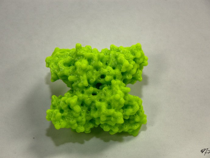 la glycolyse série 8 phosphoglycérate mutase de biologie enzyme pgm protéine science 3D print model - Mito3D