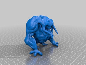guardia di bocca le creature cleveland lago erie monster nittee grittee scoppio 3d print model - Mito3D