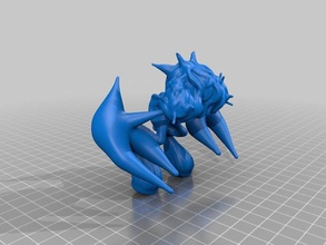 el pie plano criaturas lago erie monster nittee grittee brote 3d print model - Mito3D