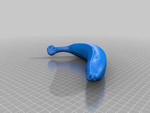 banana scansione 3d stampa 3d print model - Mito3D