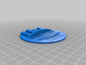 occupy job badge other wall street 3d print model - Mito3D