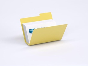 de negocios titular la tarjeta oficina 3d print model - Mito3D