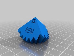 mon personnalisés cube engrenages rem 3d interactifs l'art 3d print model - Mito3D