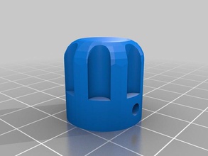 reprap descuento lcd perilla de reemplazo partes personalizado 3d print model - Mito3D