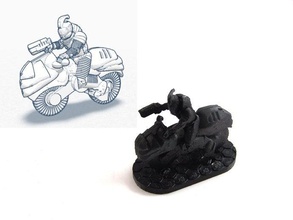 house etryn dawnrider 28mm miniature vehicles continuum fantasy future game gaming ill gotten games marine model motorcycle multiverse rpg scifi sf strategy tabletop warrior 3d print model - Mito3D