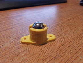 ball caster parametric other openscad reprap scout bearing 3d print model - Mito3D