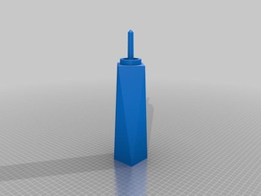 new world trade center building one buildings structures 3d 911 architecture art geometry ground zero model nyc reprap sketchup twin towers usa 3d print model - Mito3D