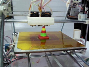 tricolor roadblock made 3d printers 3d print model - Mito3D