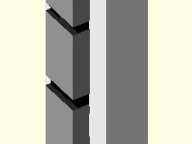 caja madrid tower altri plastica valle 3d openscad uc3m 3D print model - Mito3D