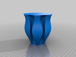 solide haute résolution script vases décor fractal python 3d print model - Mito3D